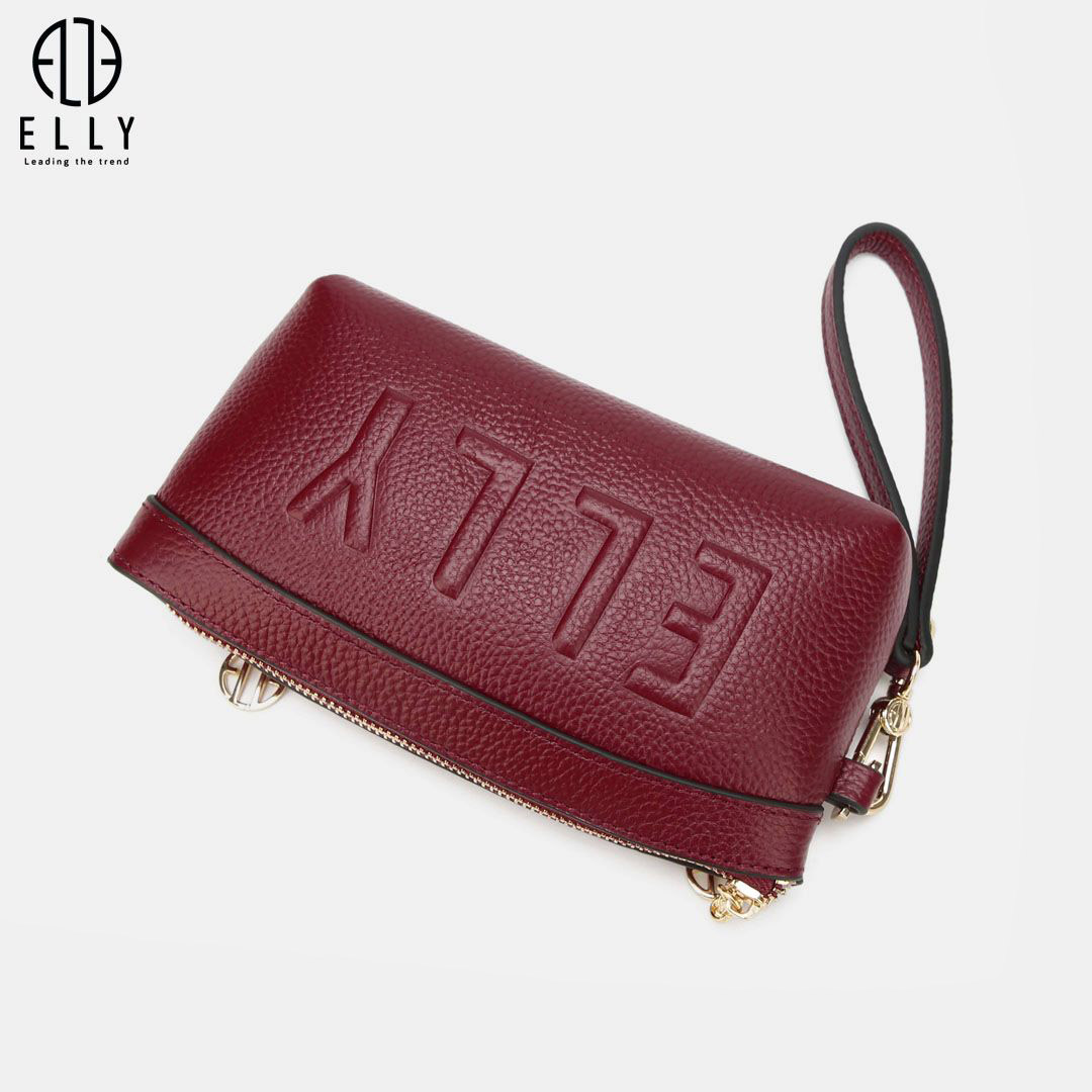 tui clutch nu cao cap da that elly ec63 14 1