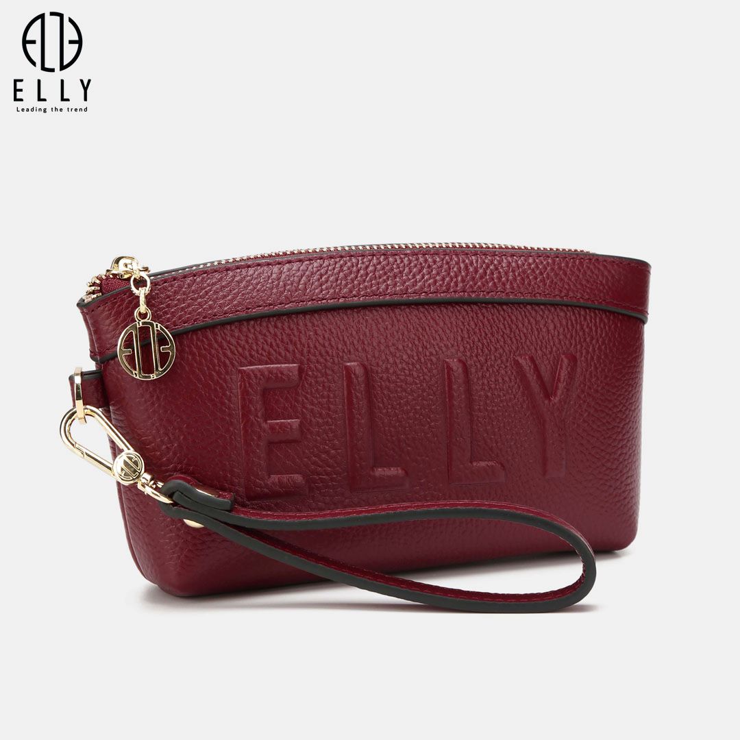 tui clutch nu cao cap da that elly ec63 10 1