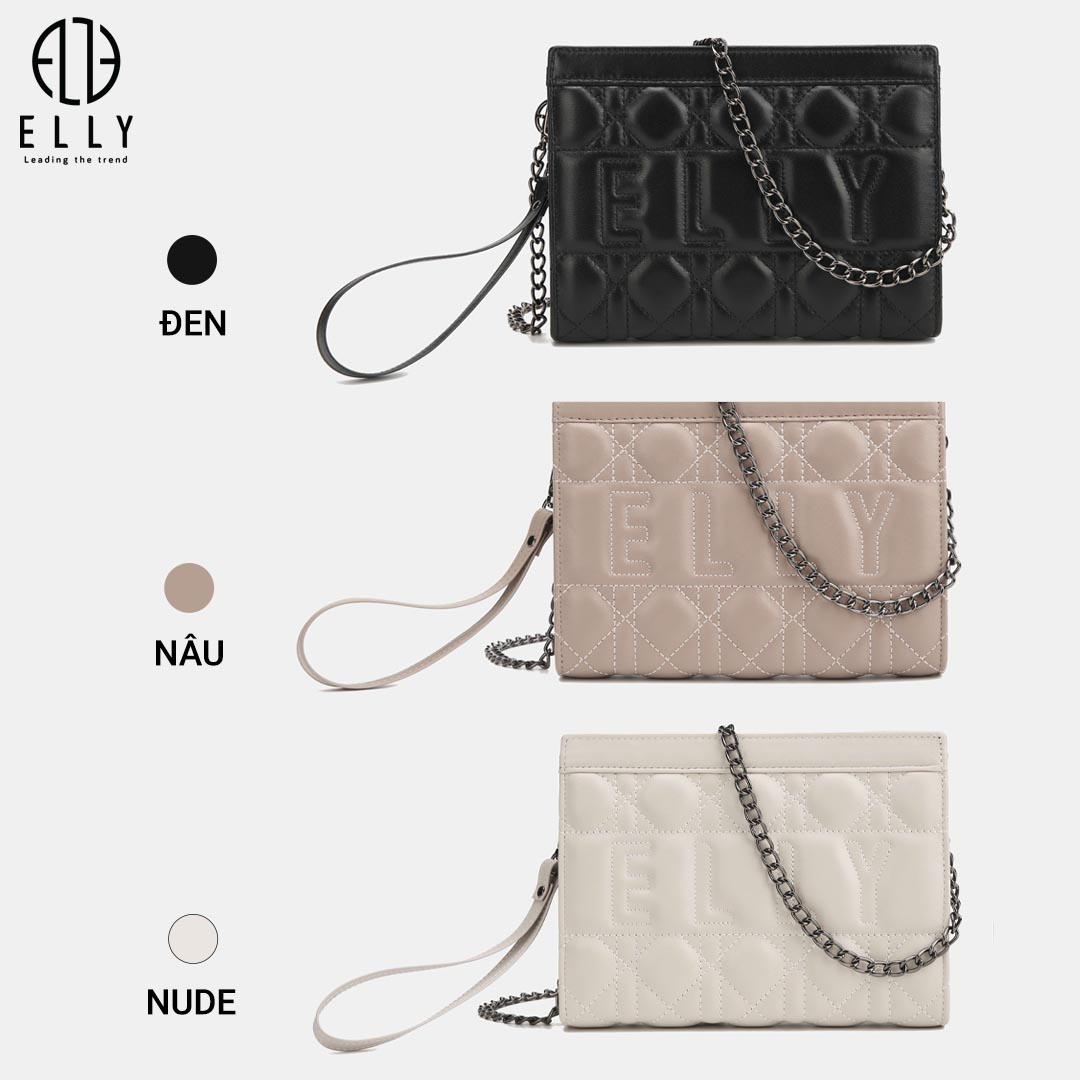 tui clutch nu cao cap da that elly ec65 2 1