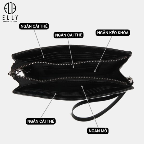 tui clutch nu cao cap da that elly ec65 3 1