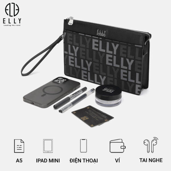 tui clutch nam da that elly homme ecm22 Sao chep