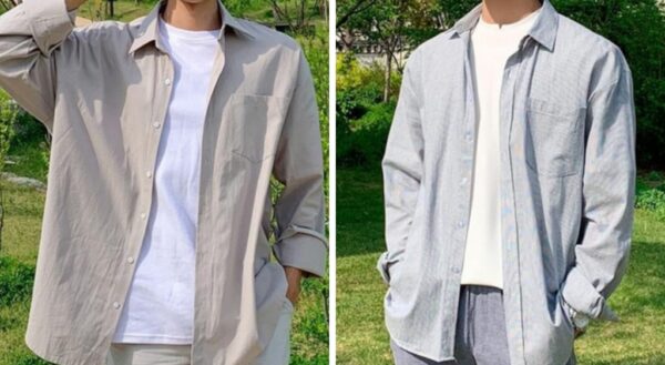 hoc cach phoi ao thun voi ao so mi nam.4