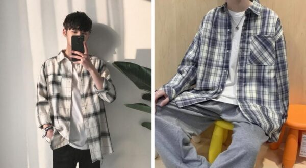 hoc cach phoi ao thun voi ao so mi nam.2