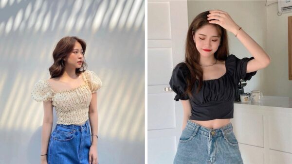 don dau xu huong ao croptop tay phong cho nang them xinh.3