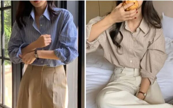 phoi do cung ao so mi ke soc cho nang nang dong.2 1