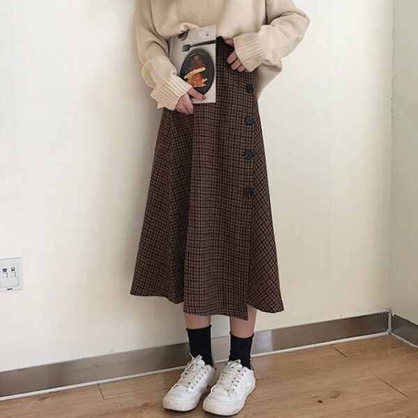 hoc cach phoi do xinh voi chan vay dai vintage.2