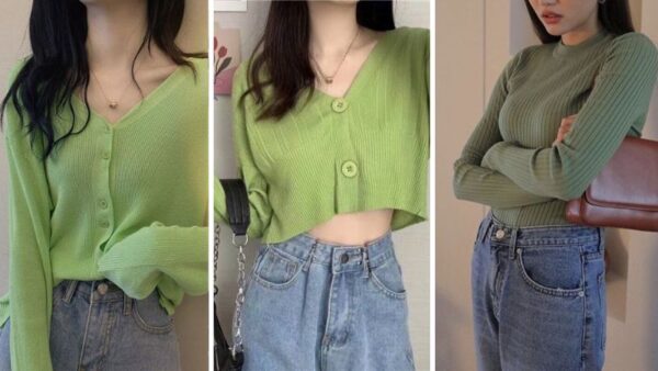 goi y phoi do voi ao tone xanh la cho mua he.3