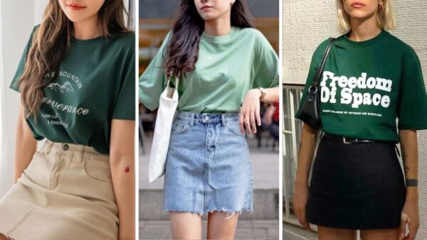 goi y phoi do voi ao tone xanh la cho mua he.1