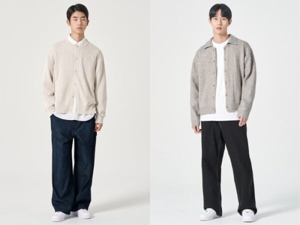 mach chang cach phoi do voi cardigan len nam.3