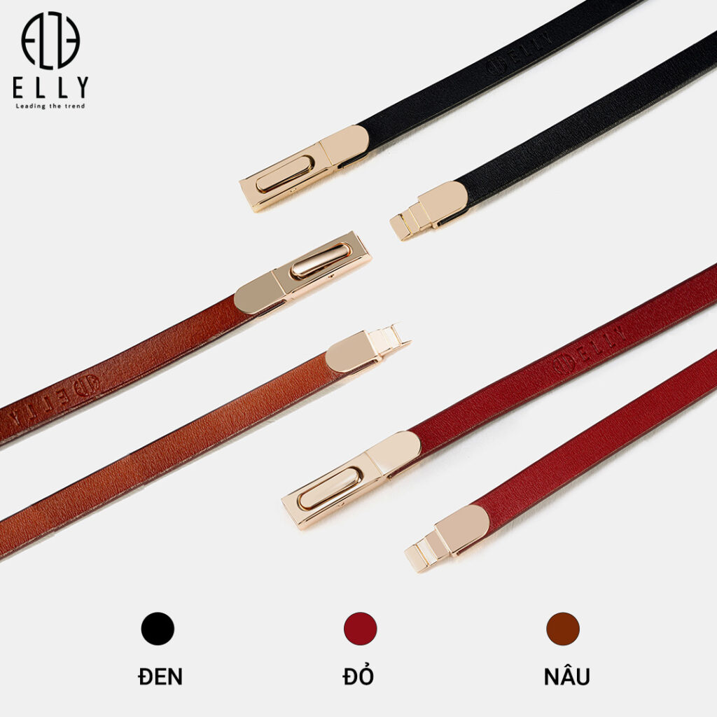 Dây lưng nữ cao cấp da thật ELLY - ED87 | ELLY - TOP 10 Thương Hiệu Nổi ...