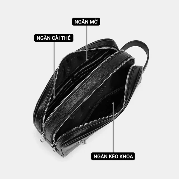 tui clutch nam cao cap da that lecos lc2 4