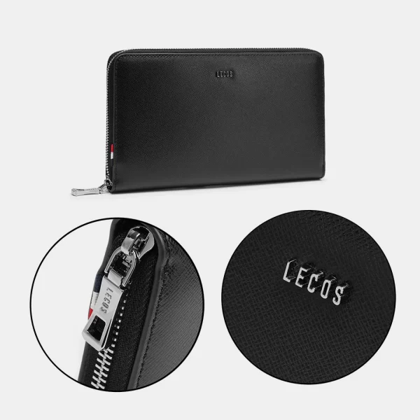 tui clutch nam cao cap da that lecos lc3 19