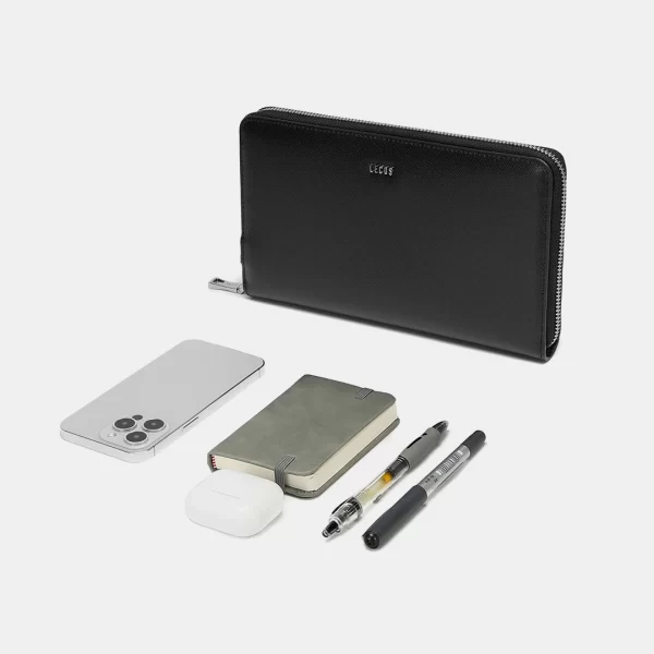 tui clutch nam cao cap da that lecos lc3 21