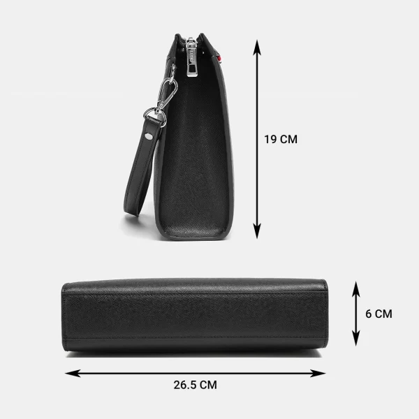 tui clutch nam cao cap da that lecos lc4 8