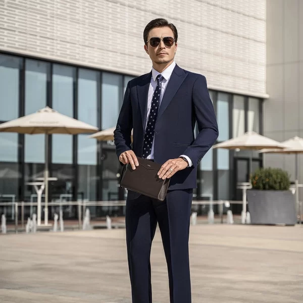 tui clutch nam cao cap da that lecos lc4 27