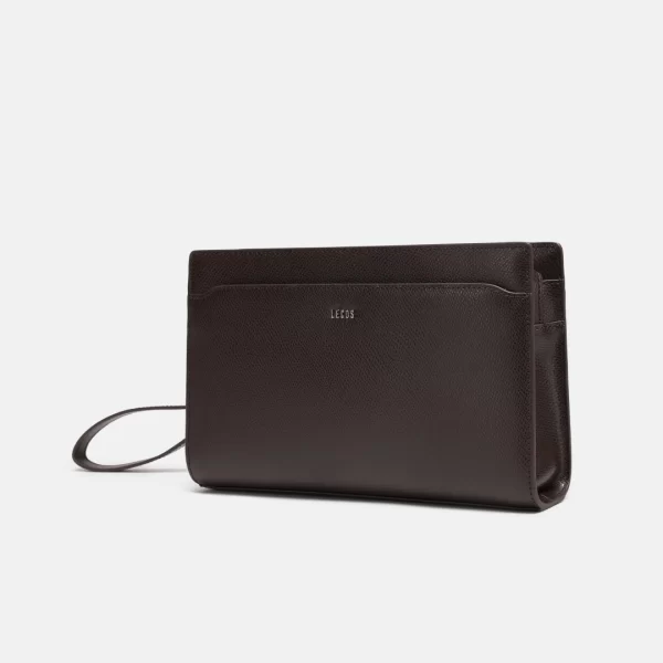 tui clutch nam cao cap da that lecos lc5 14