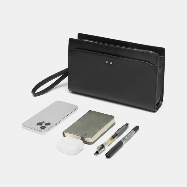 tui clutch nam cao cap da that lecos lc5 2