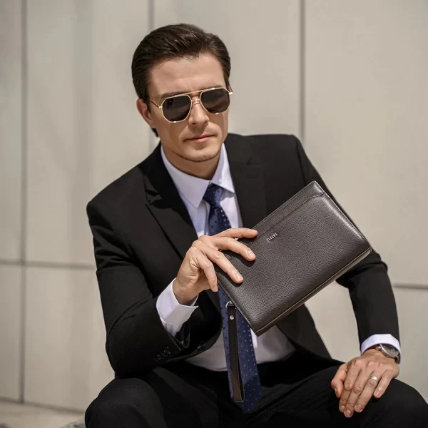 tui clutch nam cao cap da that lecos lc5 29