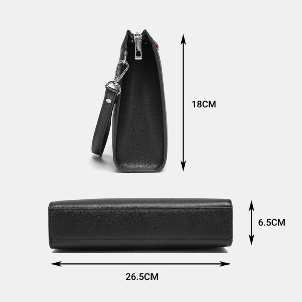Tui clutch nam cao cap da that lecos lc4 5 Sao chep