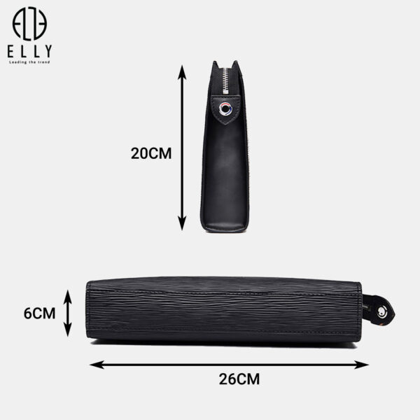 tui clutch nam cao cap da that elly ecm4 9