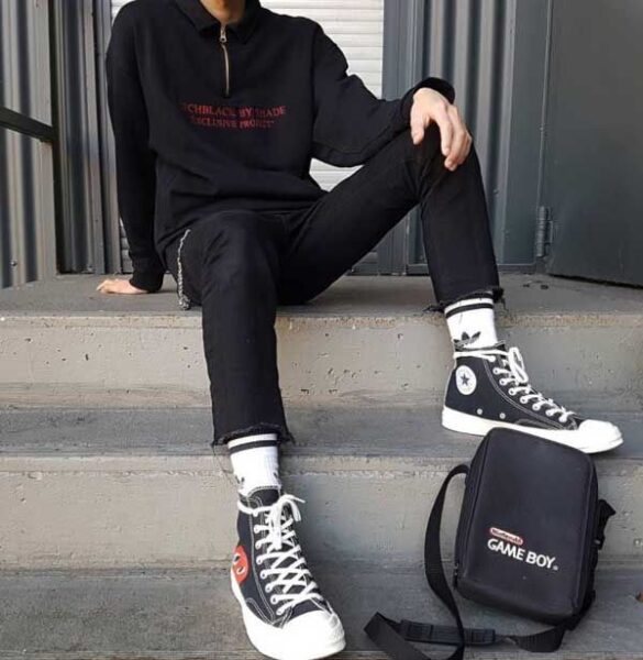 13 cách phối đồ với giày Converse cổ thấp nam cực chất